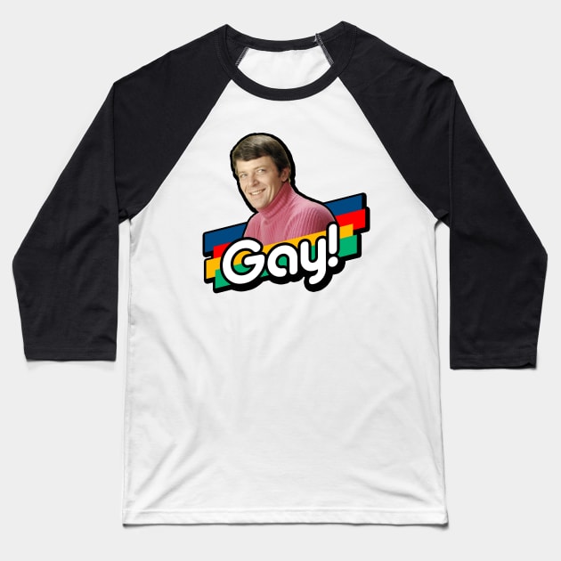 Robert Is Gay! Baseball T-Shirt by brettwhite